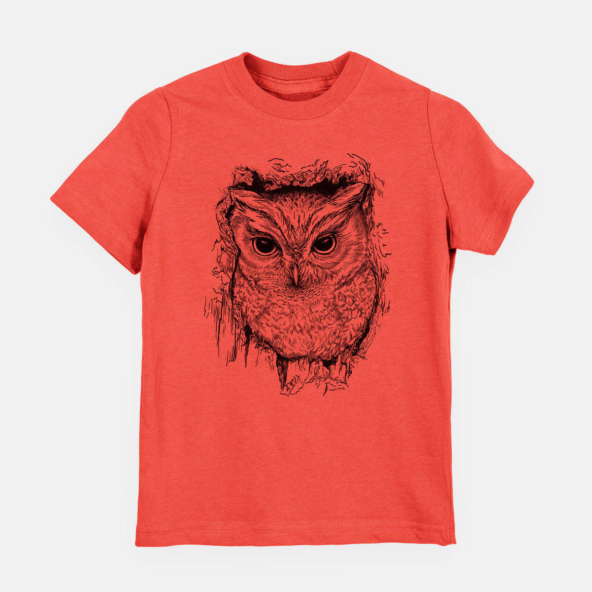 Eastern Screech Owl - Megascops asio - Toddler/Youth Shirt