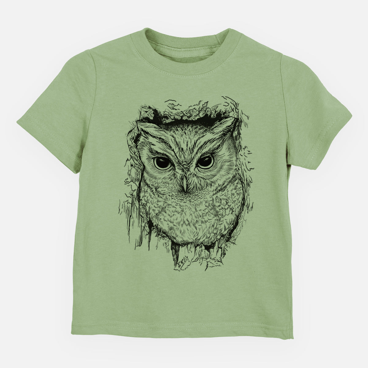 Eastern Screech Owl - Megascops asio - Toddler/Youth Shirt