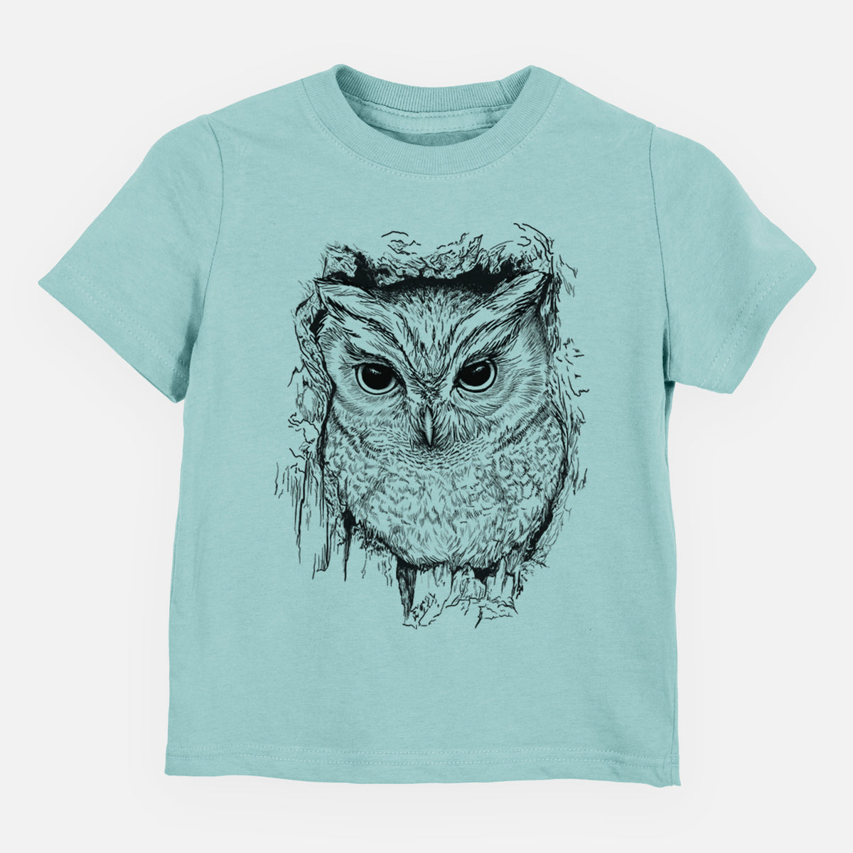 Eastern Screech Owl - Megascops asio - Toddler/Youth Shirt