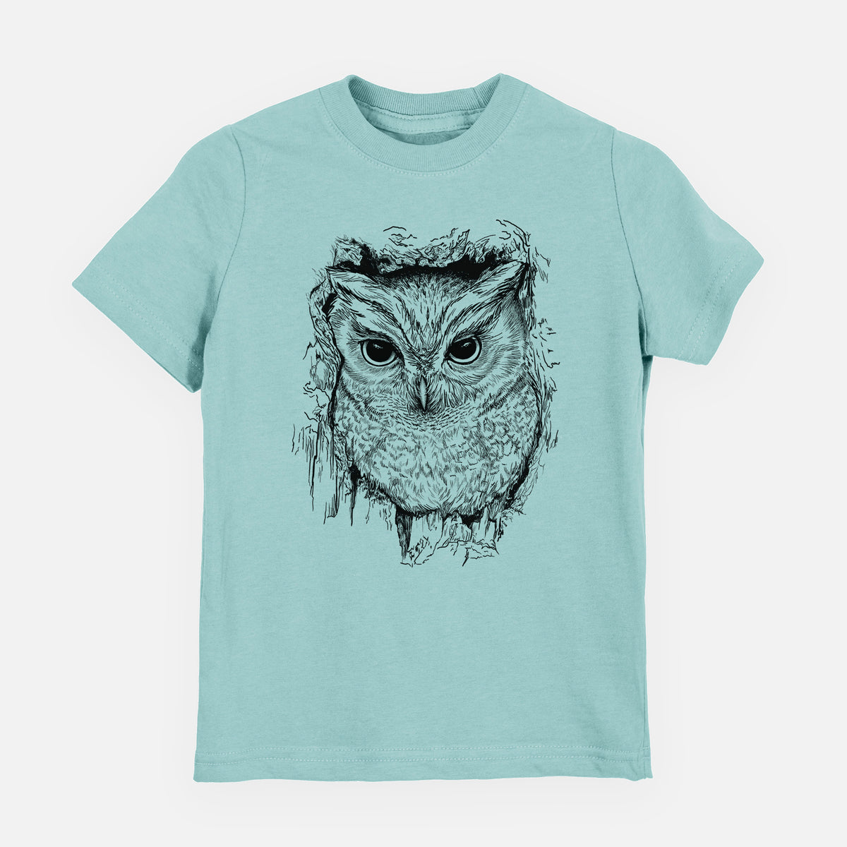 Eastern Screech Owl - Megascops asio - Toddler/Youth Shirt