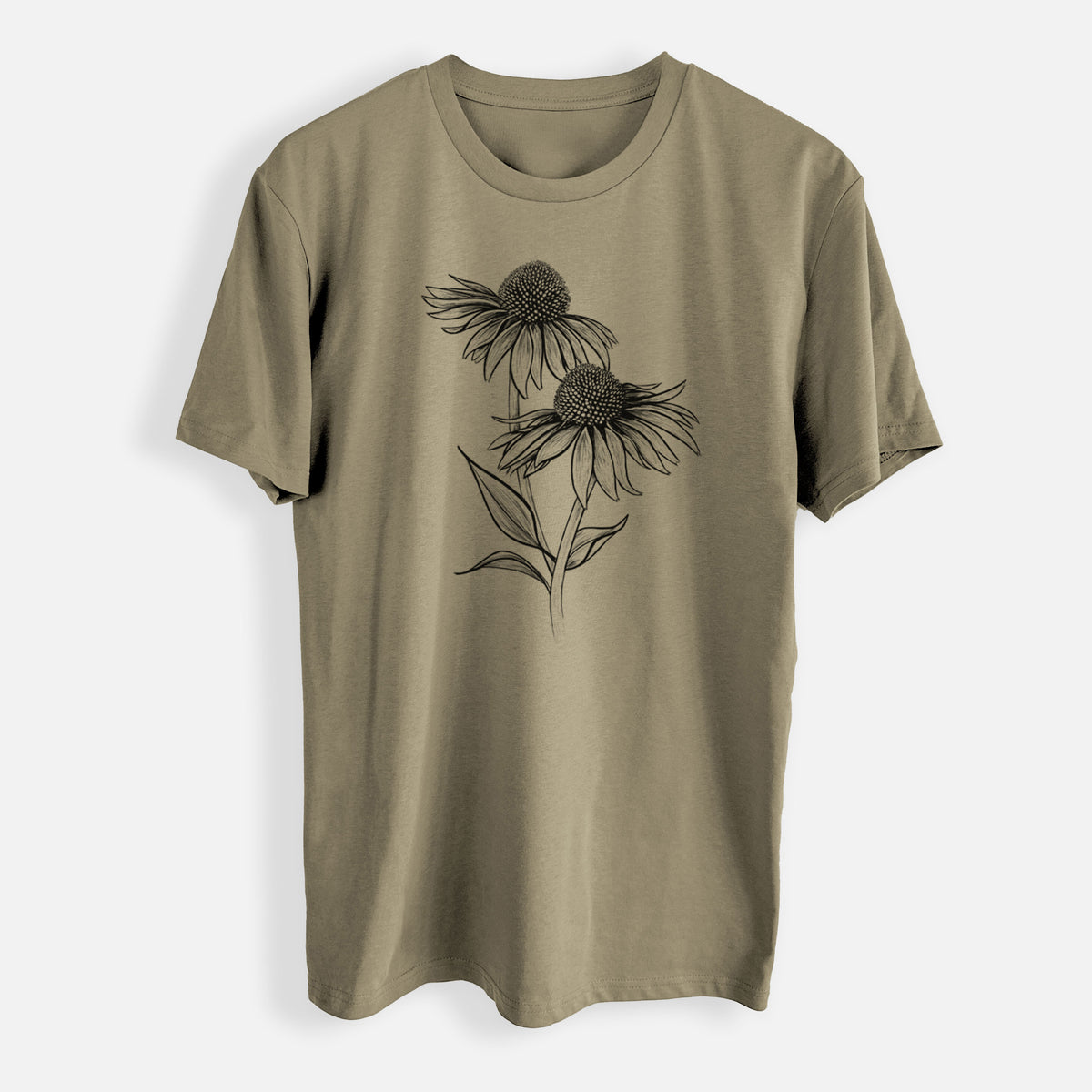 Coneflower - Echinacea purpurea - Mens Everyday Staple Tee