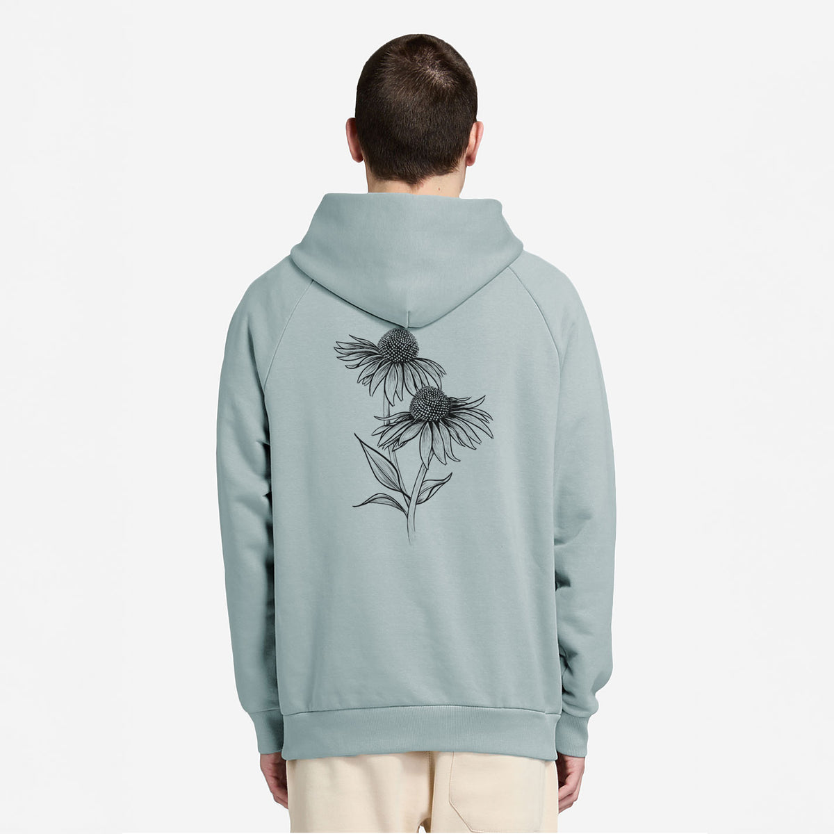 Coneflower - Echinacea purpurea - UltraLuxe Heavyweight French Terry Hoodie