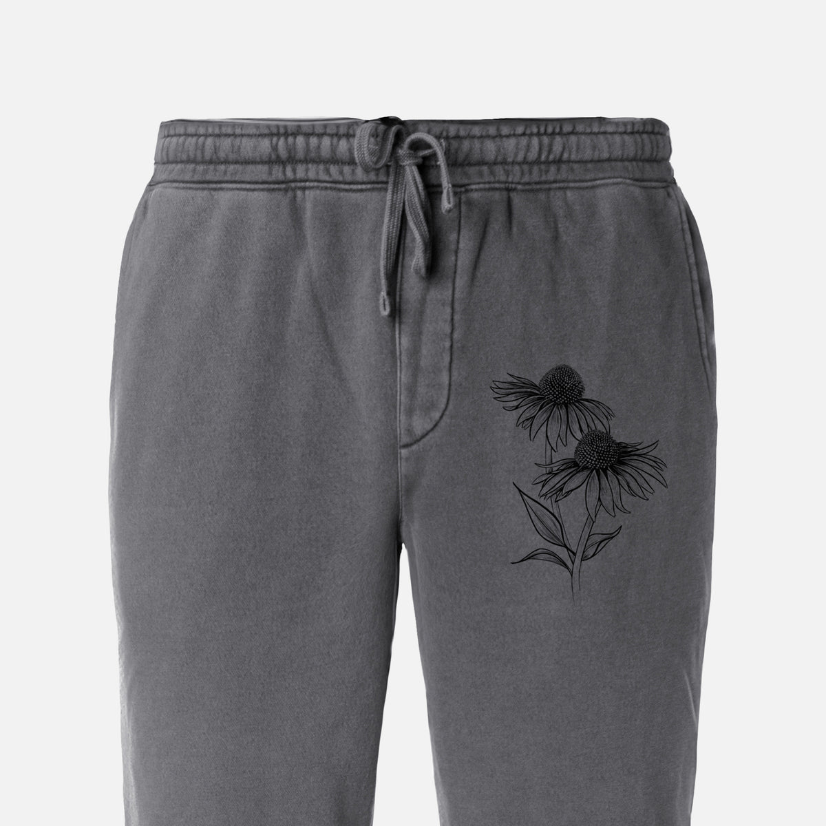 Coneflower - Echinacea purpurea - Unisex Pigment Dyed Sweatpants