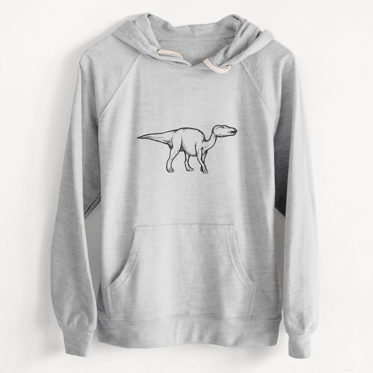 CLEARANCE - Edmontosaurus Annectens  - Unisex Slim Fit Loopback Terry Hoodie