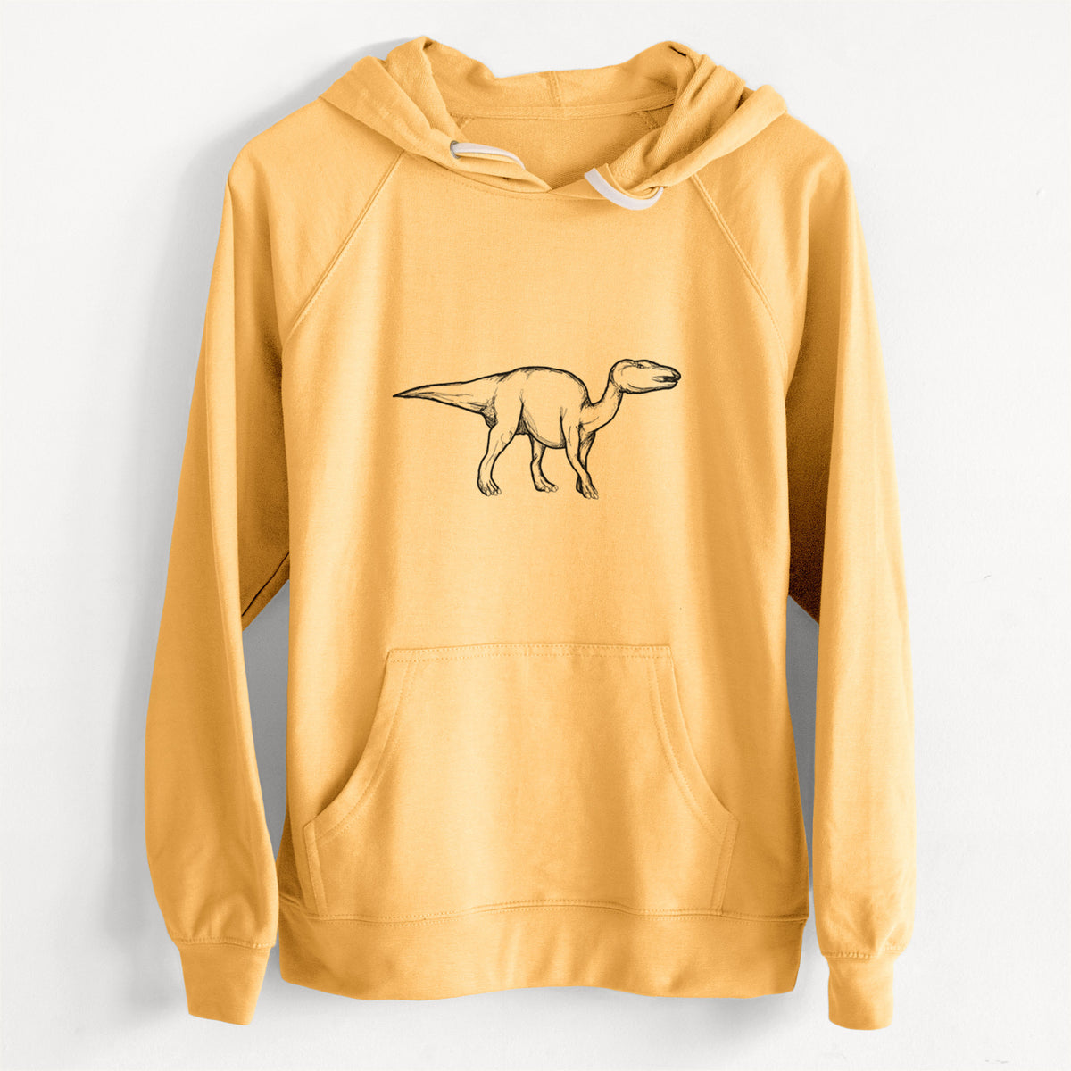 CLEARANCE - Edmontosaurus Annectens  - Unisex Slim Fit Loopback Terry Hoodie