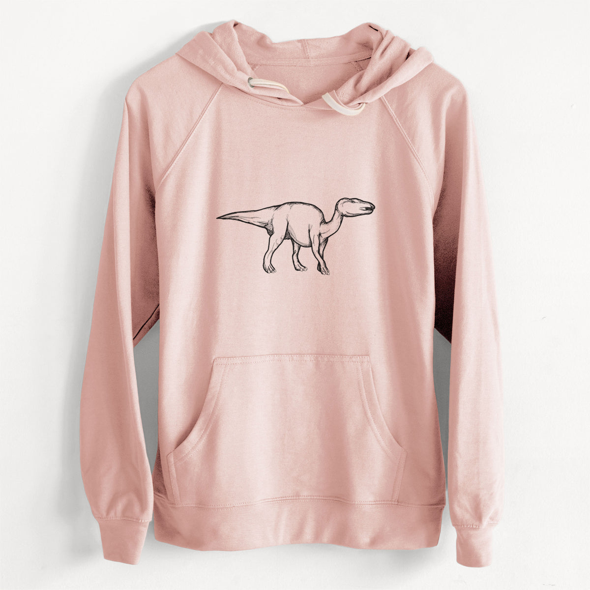 CLEARANCE - Edmontosaurus Annectens  - Unisex Slim Fit Loopback Terry Hoodie