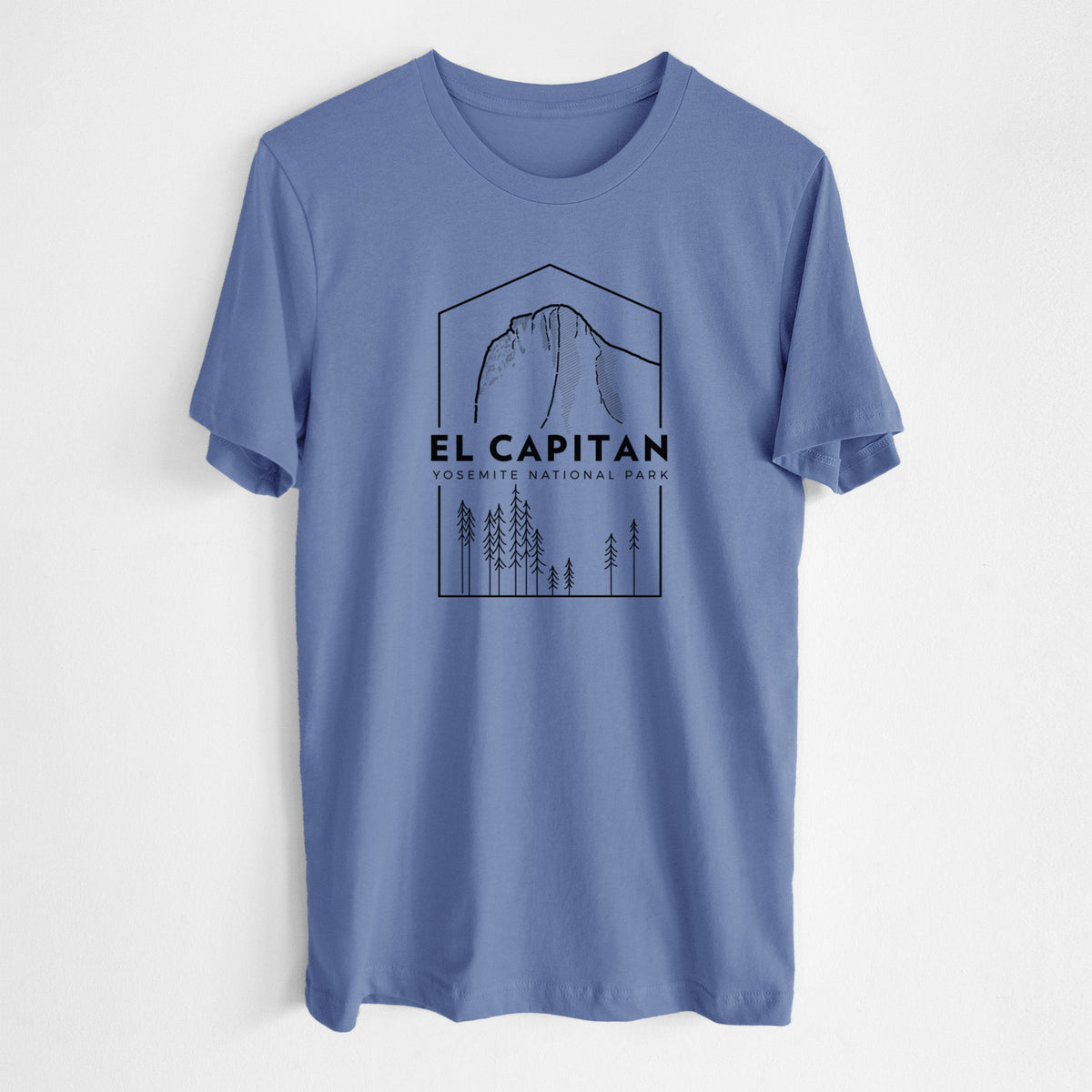 El Capitan - Yosemite National Park - Lightweight 100% Cotton Unisex Crewneck