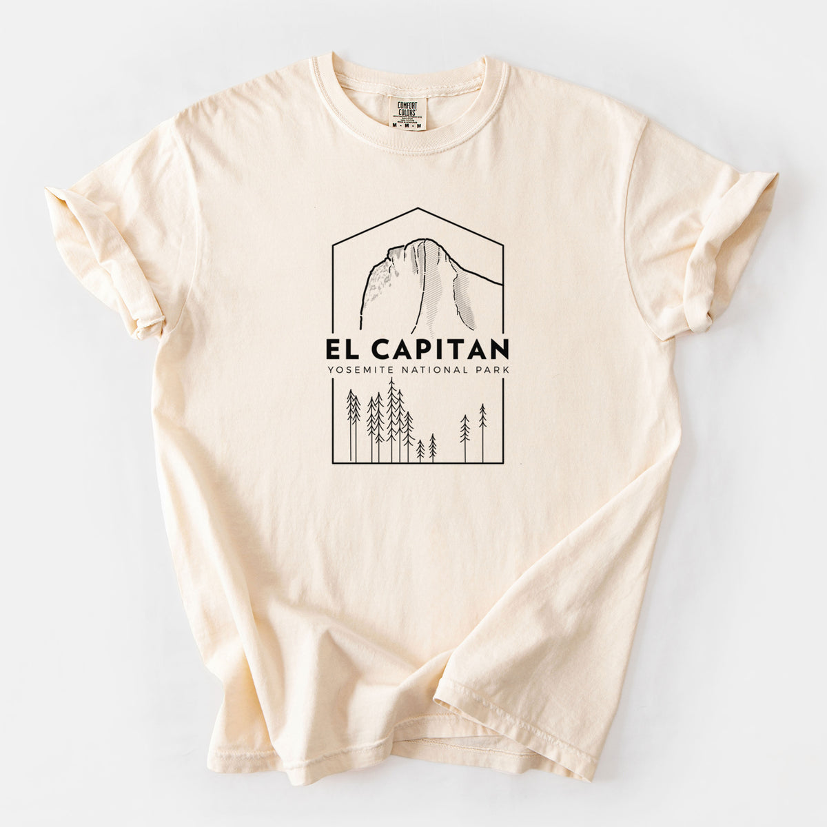 El Capitan - Yosemite National Park - Unisex Comfort Colors Garment-Dyed Heavyweight T-shirt