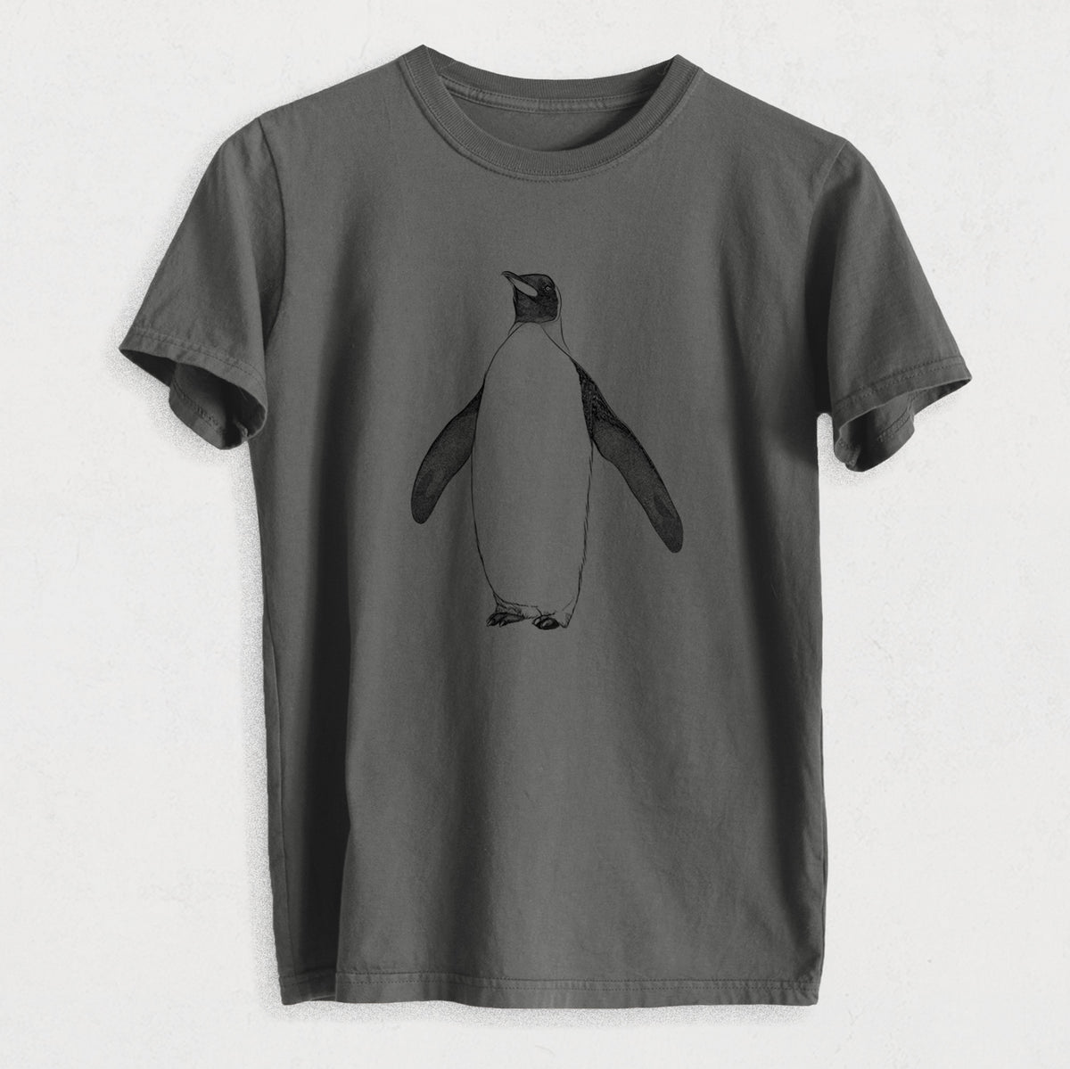 Emperor Penguin - Aptenodytes forsteri - Heavyweight Men&#39;s 100% Organic Cotton Tee