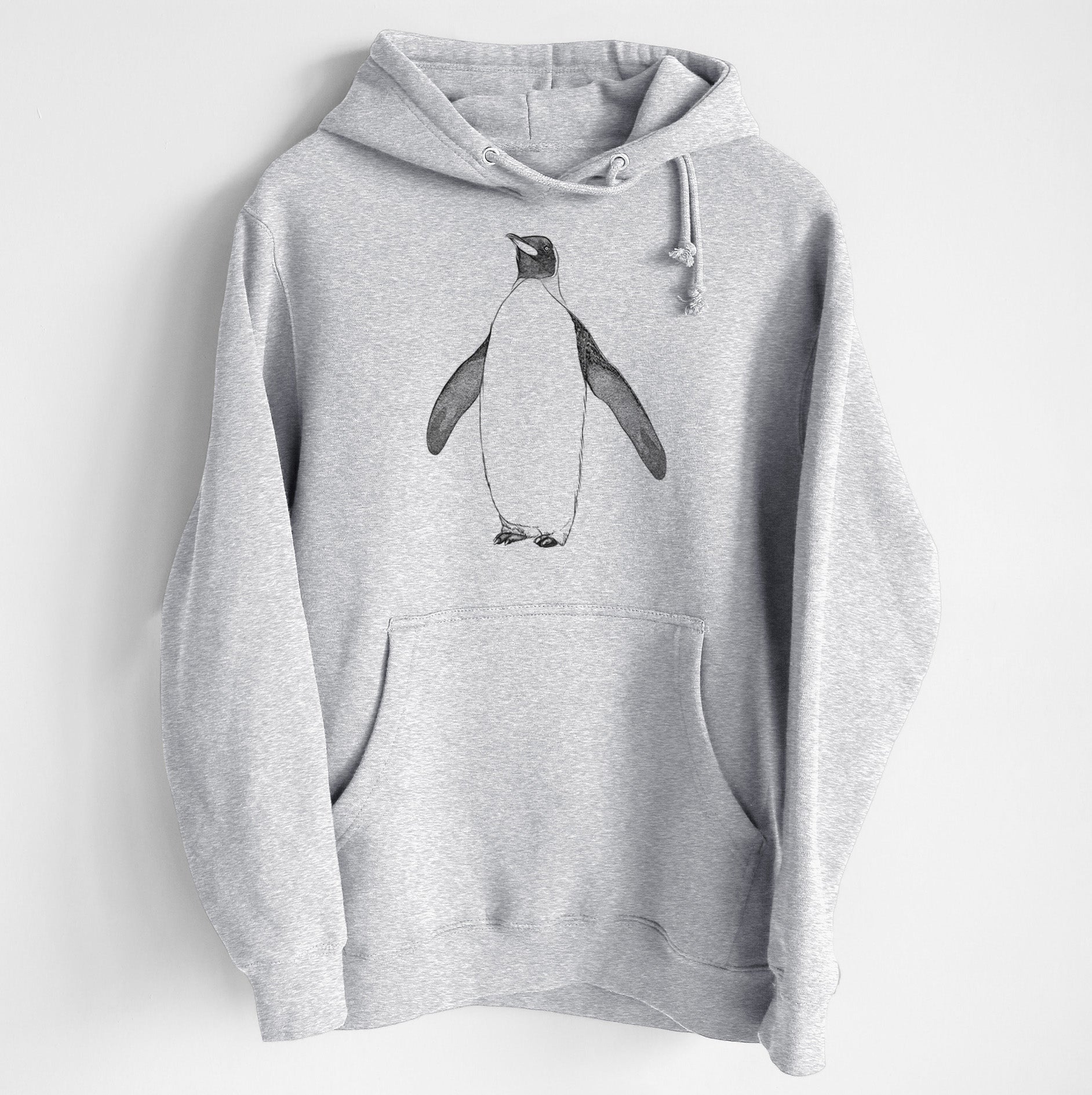 Emperor Penguin - Aptenodytes forsteri - Heavyweight Fleece Hoodie
