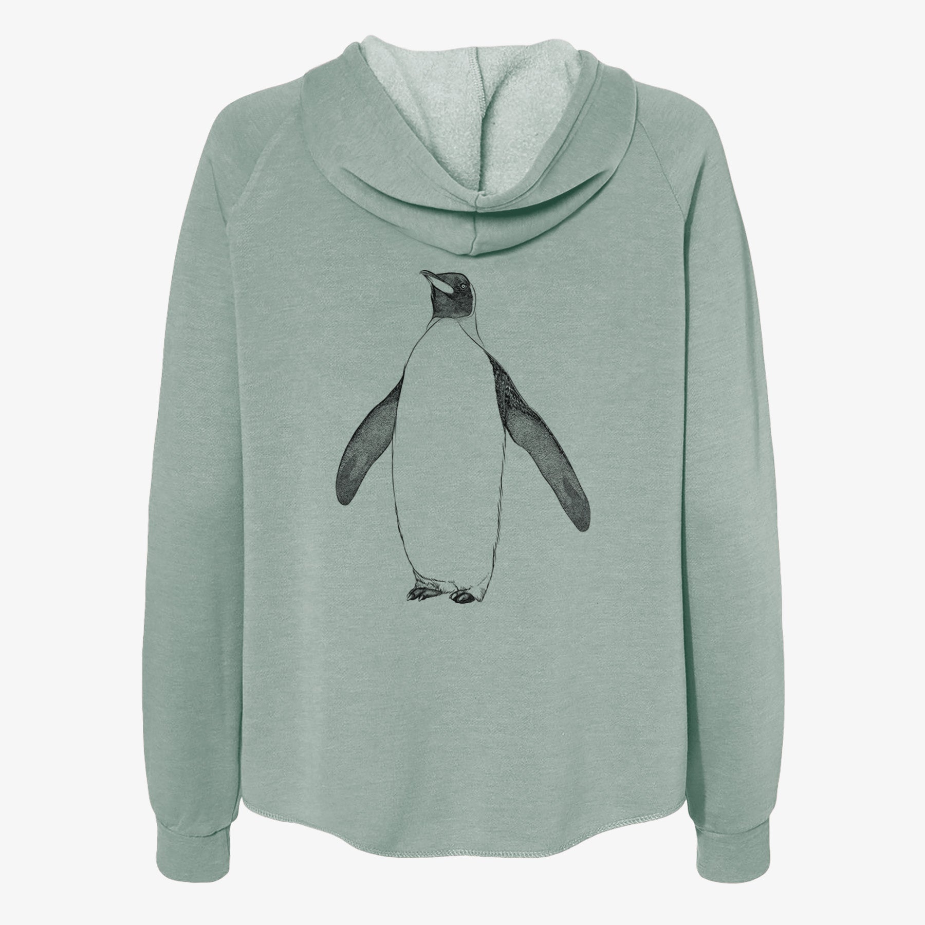 Emperor Penguin - Aptenodytes forsteri - Women's Cali Wave Zip-Up Sweatshirt