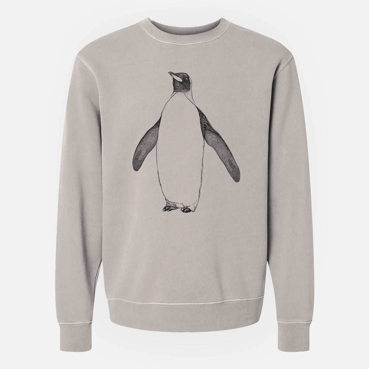 Emperor Penguin - Aptenodytes forsteri - Unisex Pigment Dyed Crew Sweatshirt