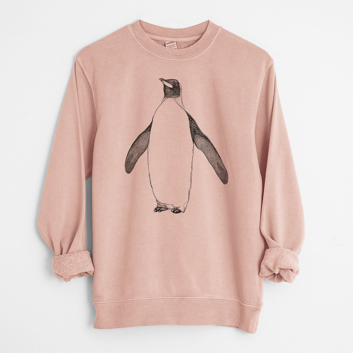 Emperor Penguin - Aptenodytes forsteri - Unisex Pigment Dyed Crew Sweatshirt