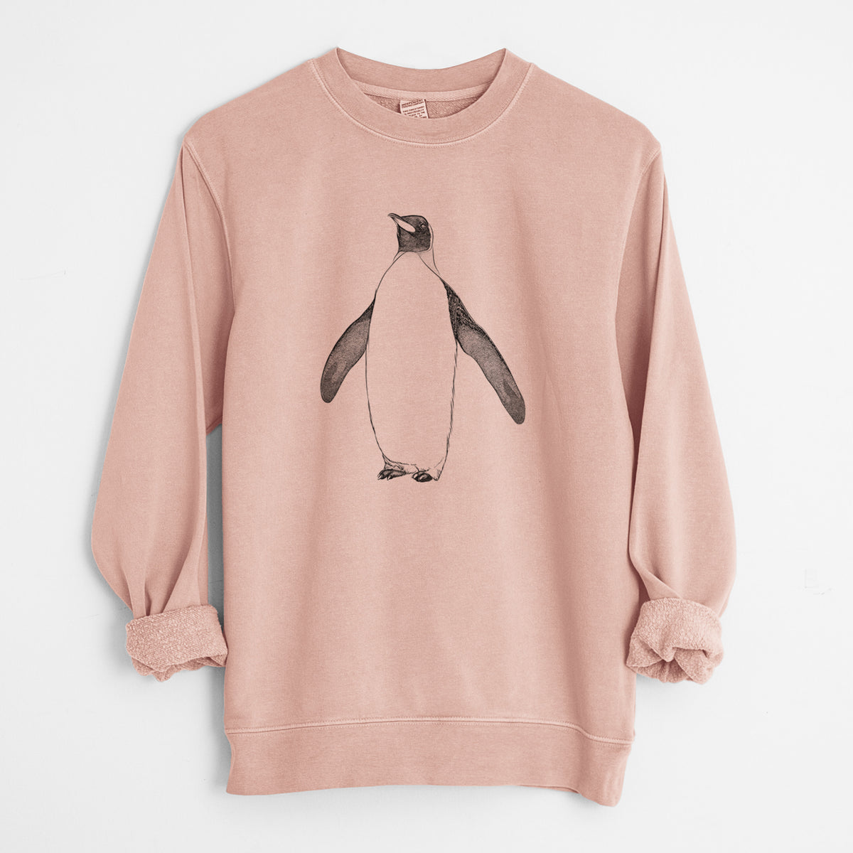 Emperor Penguin - Aptenodytes forsteri - Unisex Pigment Dyed Crew Sweatshirt