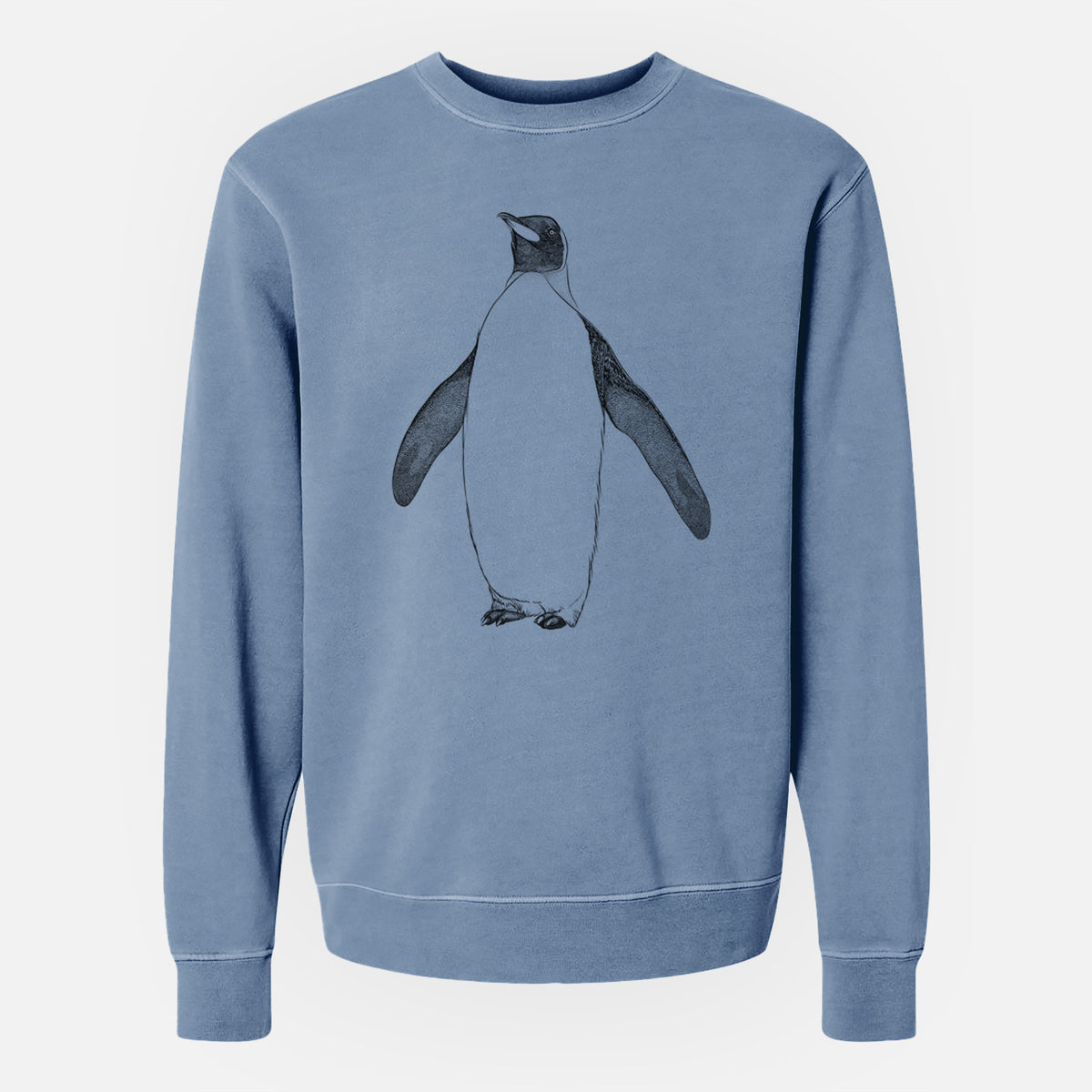 Emperor Penguin - Aptenodytes forsteri - Unisex Pigment Dyed Crew Sweatshirt