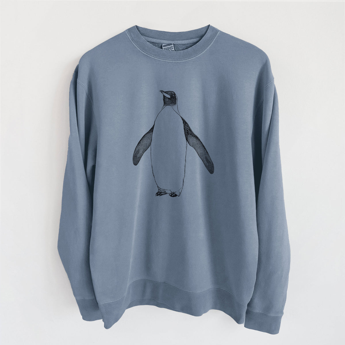 Emperor Penguin - Aptenodytes forsteri - Unisex Pigment Dyed Crew Sweatshirt