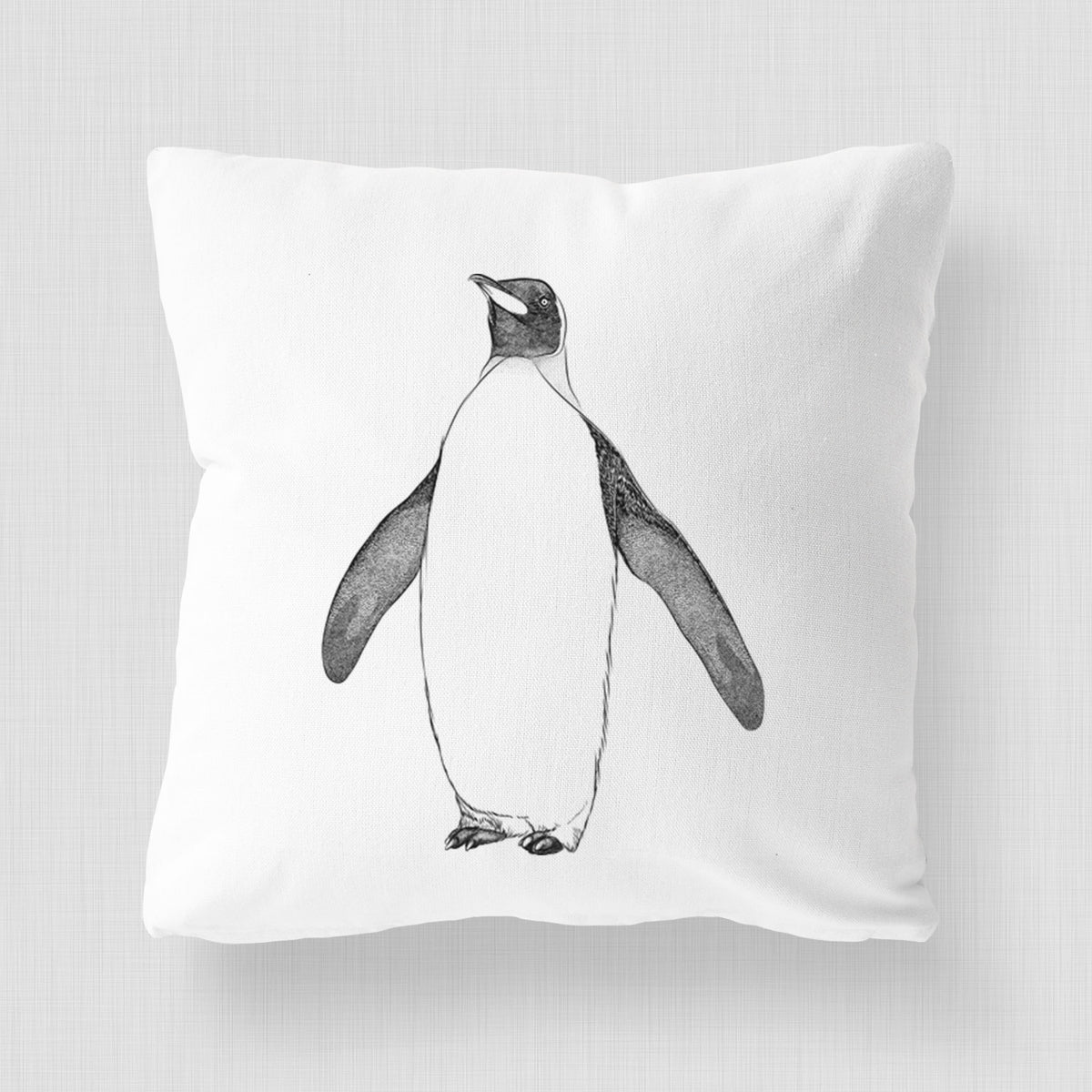 Emperor Penguin - Aptenodytes forsteri - Throw Pillow Cover