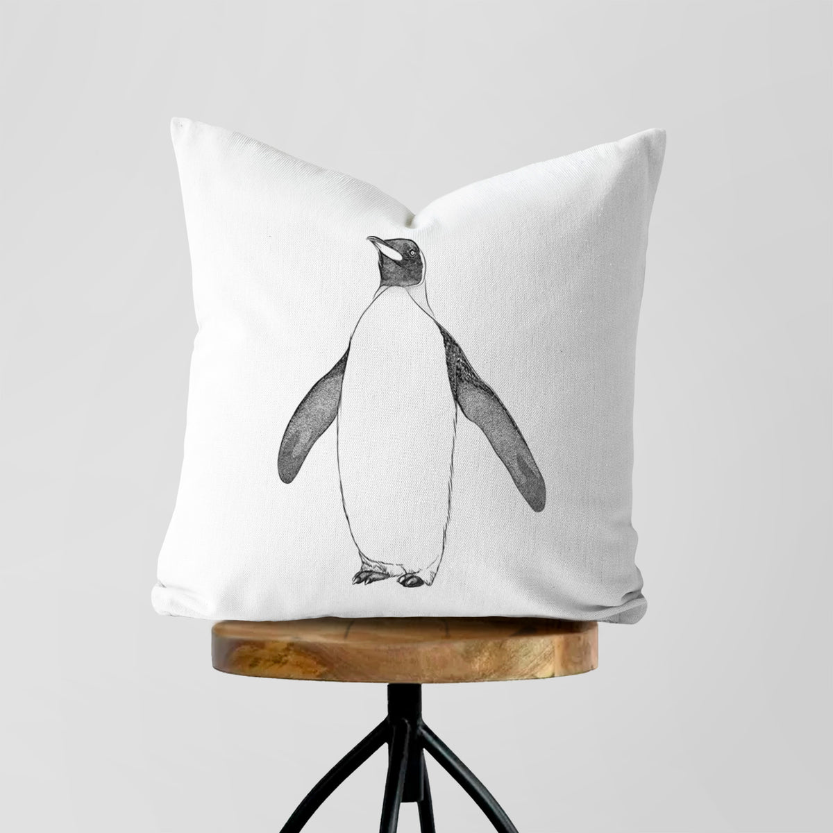 Emperor Penguin - Aptenodytes forsteri - Throw Pillow Cover