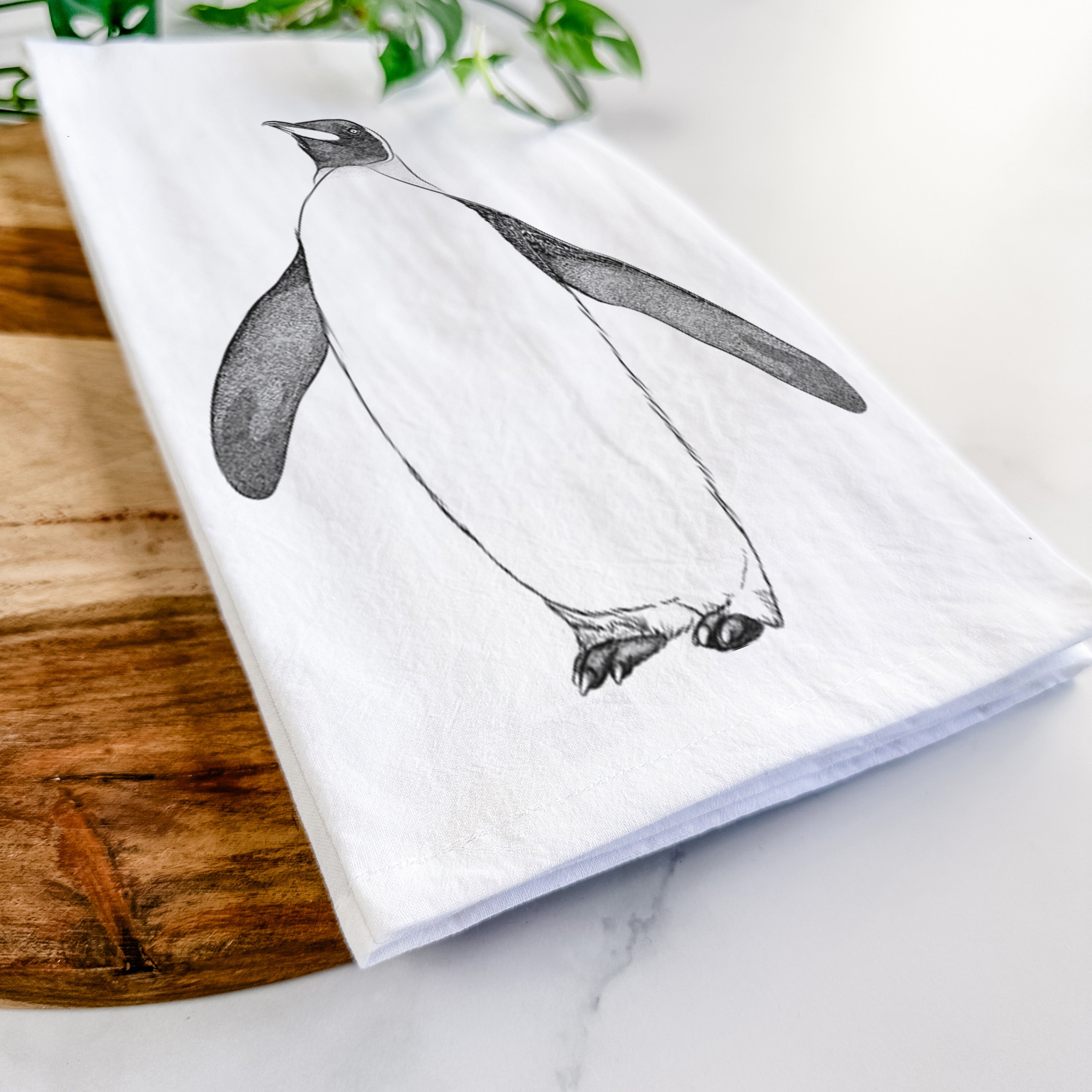 Emperor Penguin - Aptenodytes forsteri Tea Towel