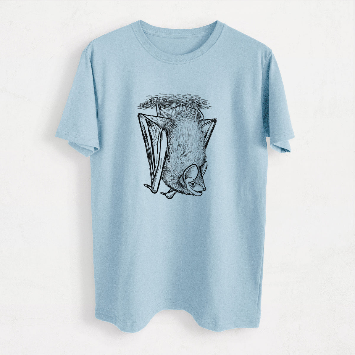 Eptesicus fuscus - Big Brown Bat - Heavyweight Men&#39;s 100% Organic Cotton Tee