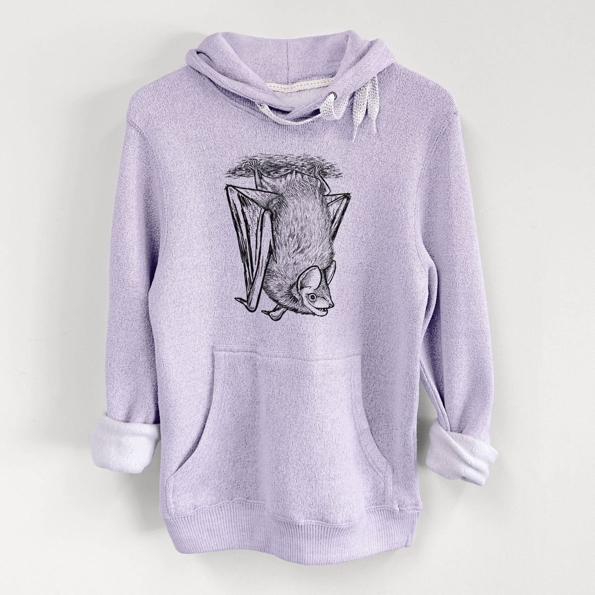 Eptesicus fuscus - Big Brown Bat - Knit Hoodie