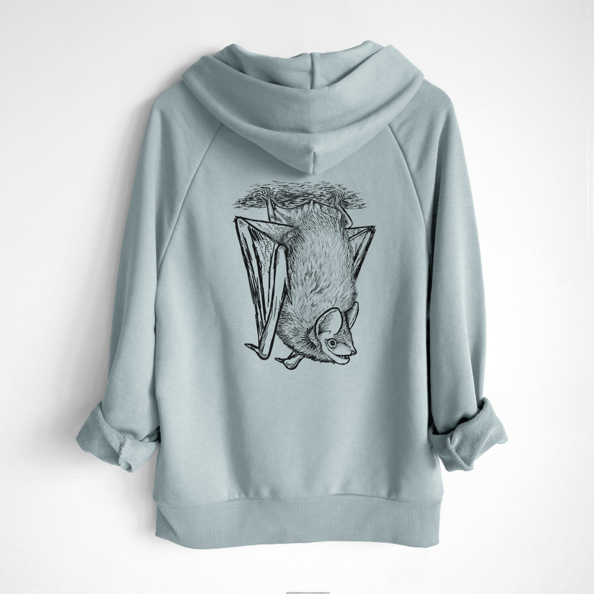 Eptesicus fuscus - Big Brown Bat - UltraLuxe Heavyweight French Terry Hoodie