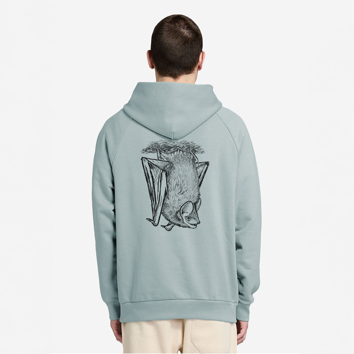 Eptesicus fuscus - Big Brown Bat - UltraLuxe Heavyweight French Terry Hoodie