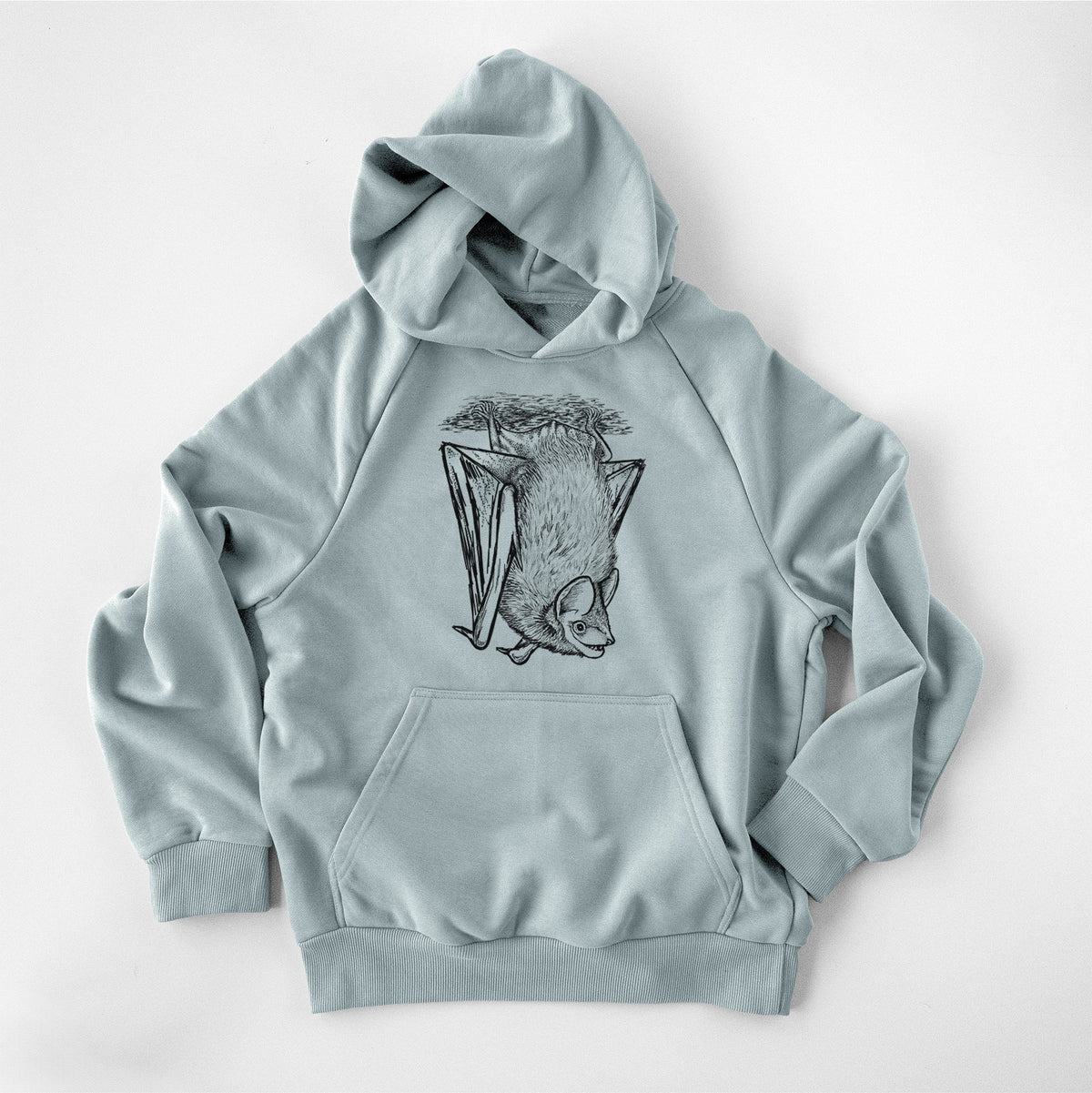 Eptesicus fuscus - Big Brown Bat - UltraLuxe Heavyweight French Terry Hoodie