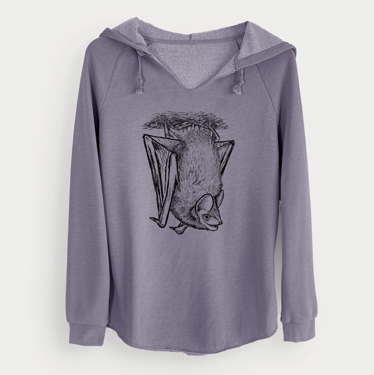 Eptesicus fuscus - Big Brown Bat - Cali Wave Hooded Sweatshirt