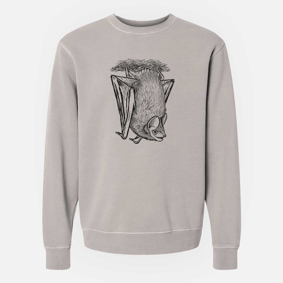 Eptesicus fuscus - Big Brown Bat - Unisex Pigment Dyed Crew Sweatshirt