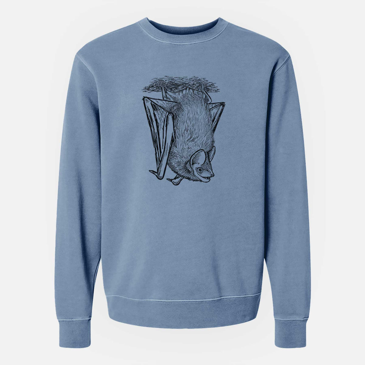 Eptesicus fuscus - Big Brown Bat - Unisex Pigment Dyed Crew Sweatshirt