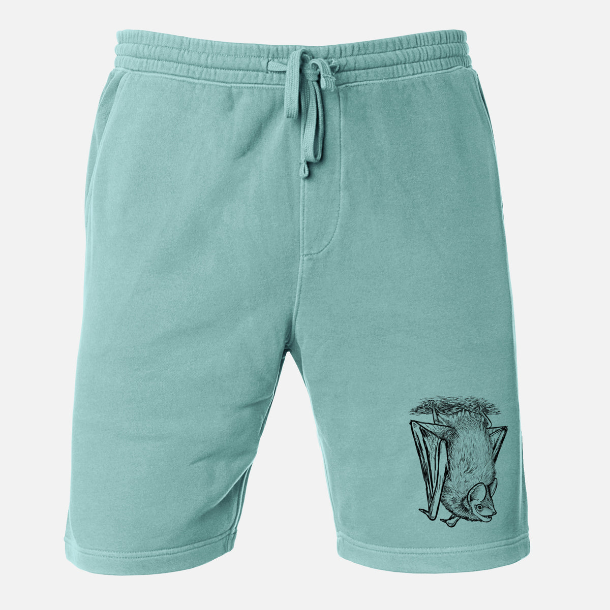 Eptesicus fuscus - Big Brown Bat - Unisex Pigment Dyed Shorts