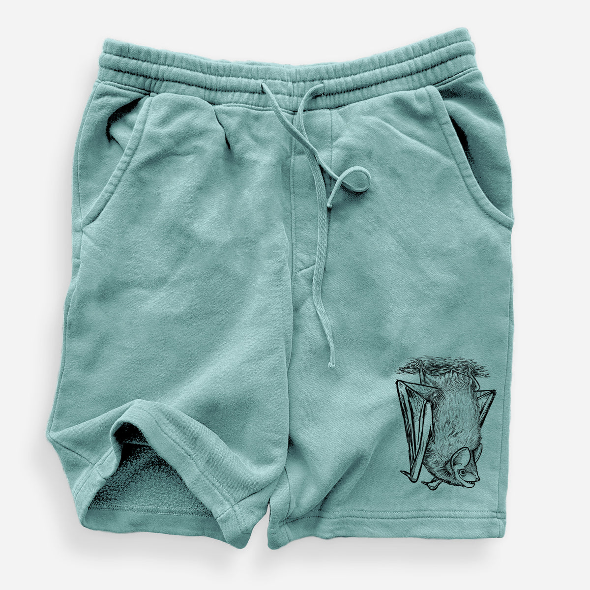 Eptesicus fuscus - Big Brown Bat - Unisex Pigment Dyed Shorts