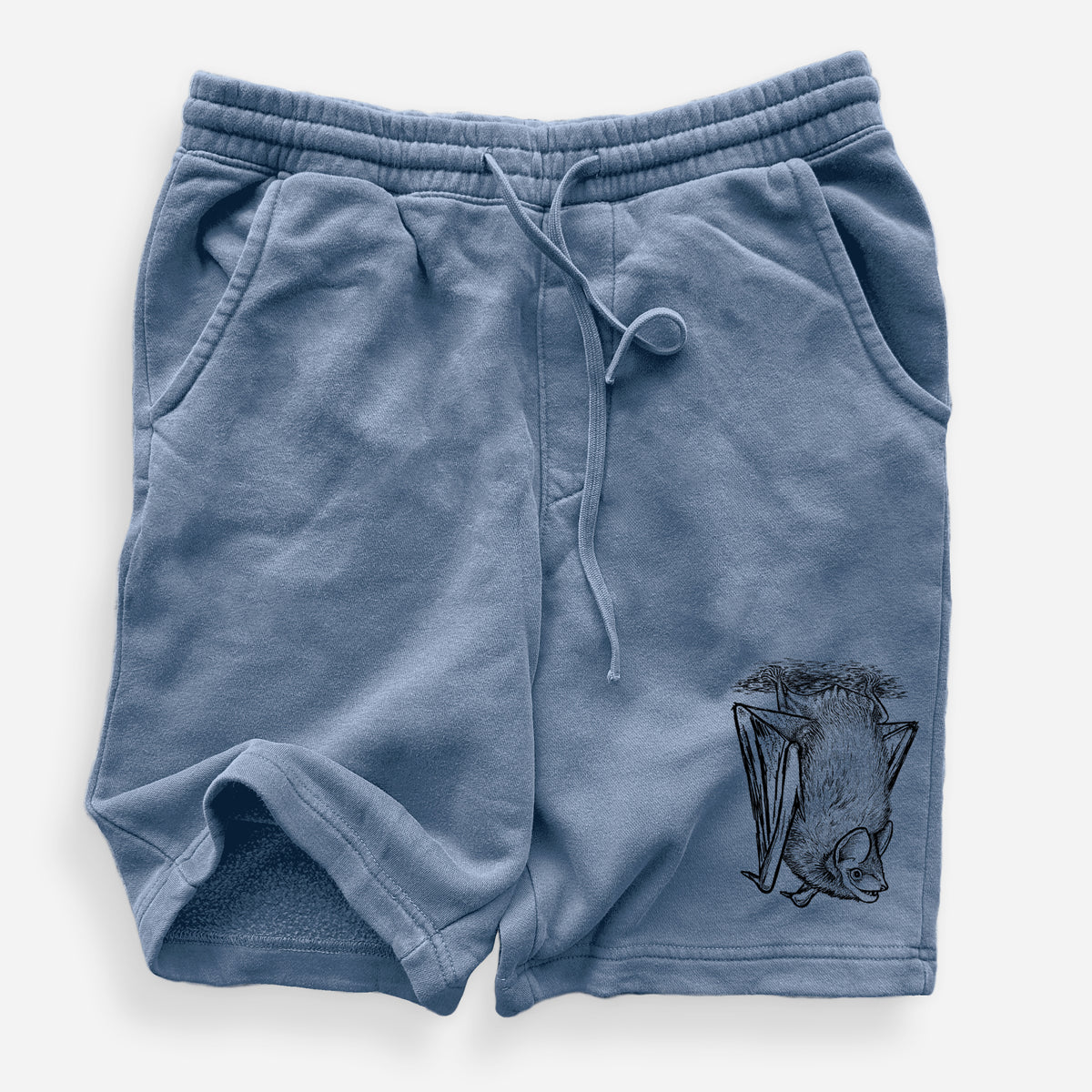 Eptesicus fuscus - Big Brown Bat - Unisex Pigment Dyed Shorts