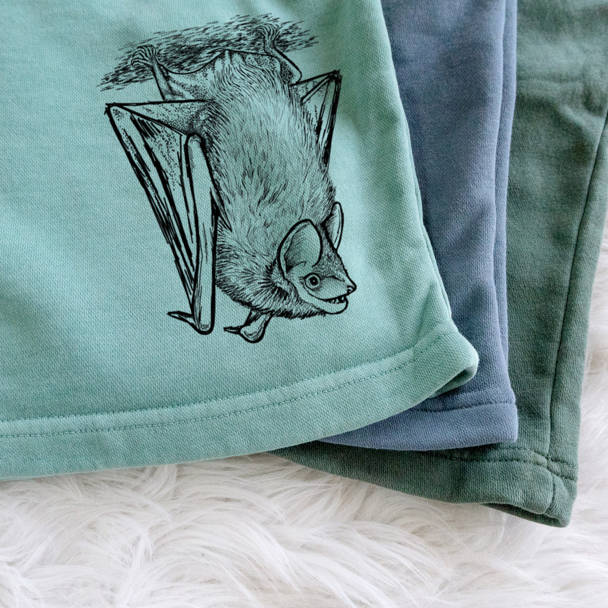 Eptesicus fuscus - Big Brown Bat - Unisex Pigment Dyed Shorts