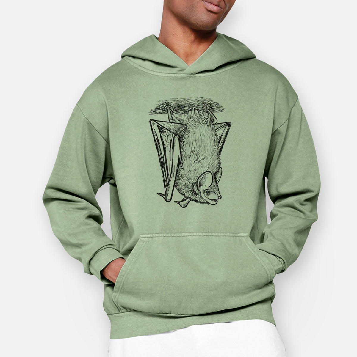 Eptesicus fuscus - Big Brown Bat  - Urban Heavyweight Hoodie