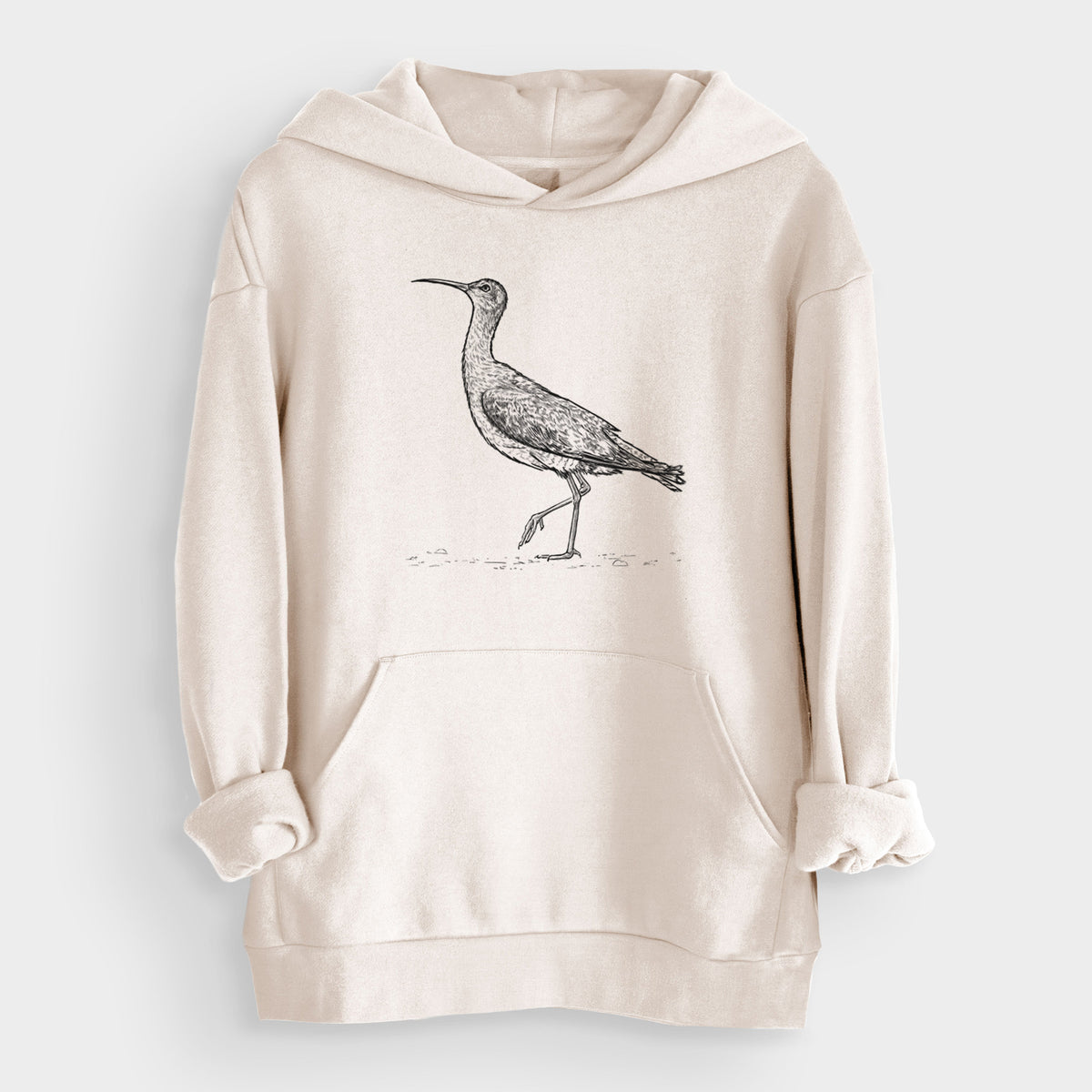 Eskimo Curlew - Numenius borealis  - Bodega Midweight Hoodie