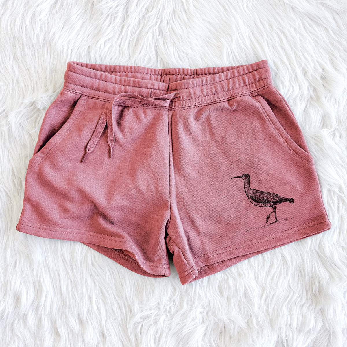 Eskimo Curlew - Numenius borealis - Women&#39;s Cali Wave Shorts