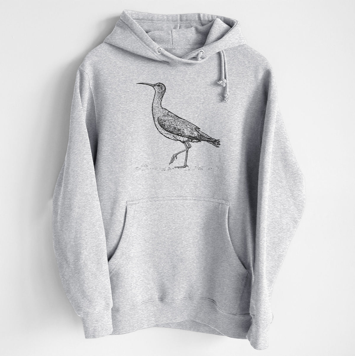 Eskimo Curlew - Numenius borealis - Heavyweight Fleece Hoodie
