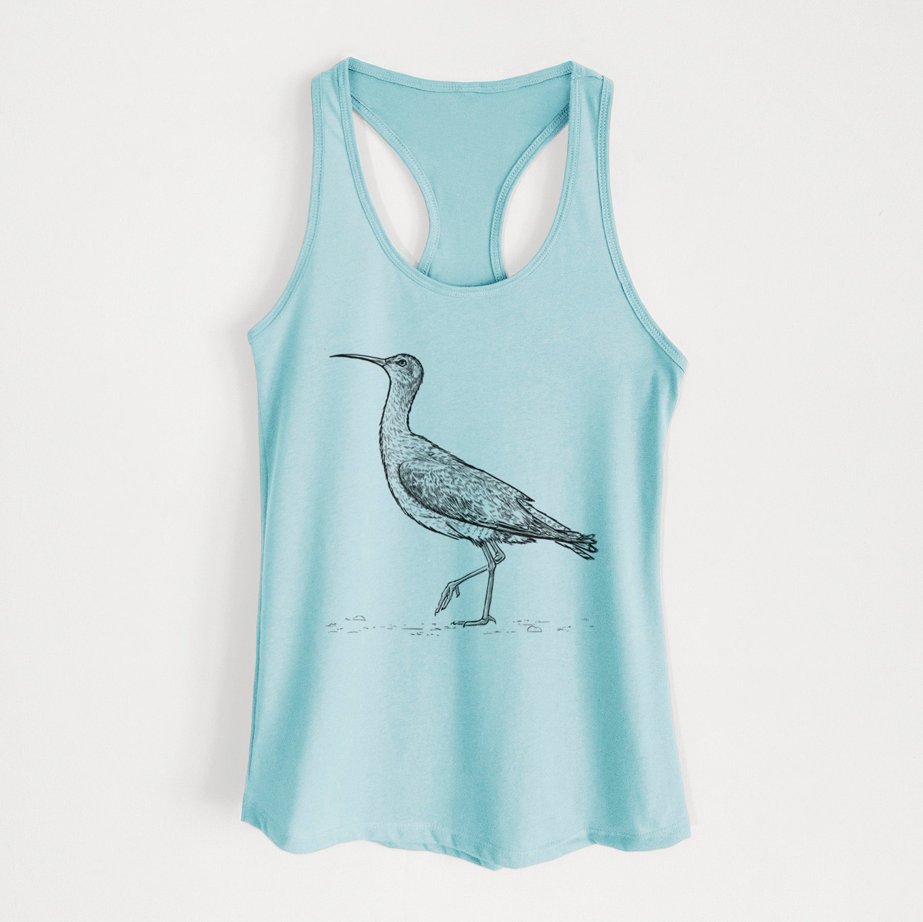 Eskimo Curlew - Numenius borealis - Women's Racerback Tanktop