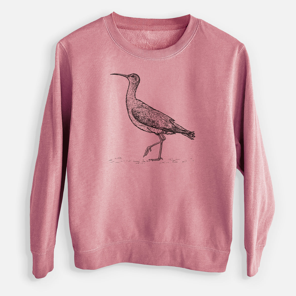 Eskimo Curlew - Numenius borealis - Youth Lightweight Crewneck Sweatshirt