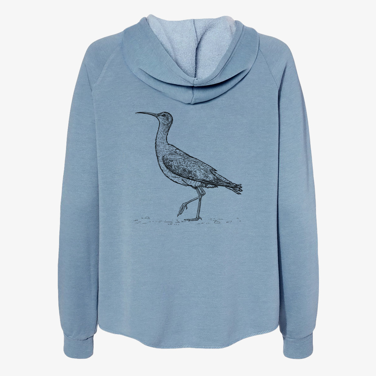 Eskimo Curlew - Numenius borealis - Women's Cali Wave Zip-Up Sweatshirt