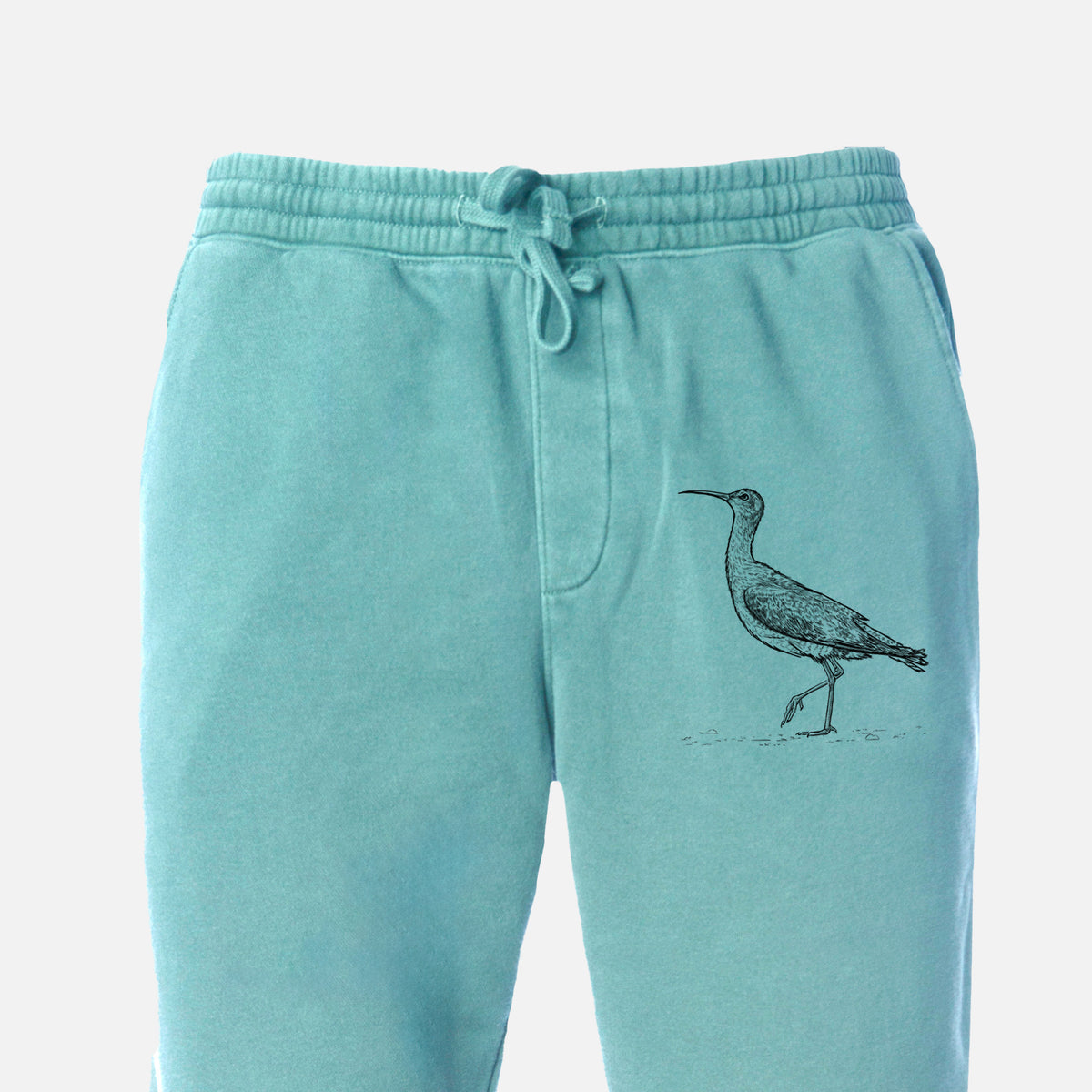 Eskimo Curlew - Numenius borealis - Unisex Pigment Dyed Sweatpants