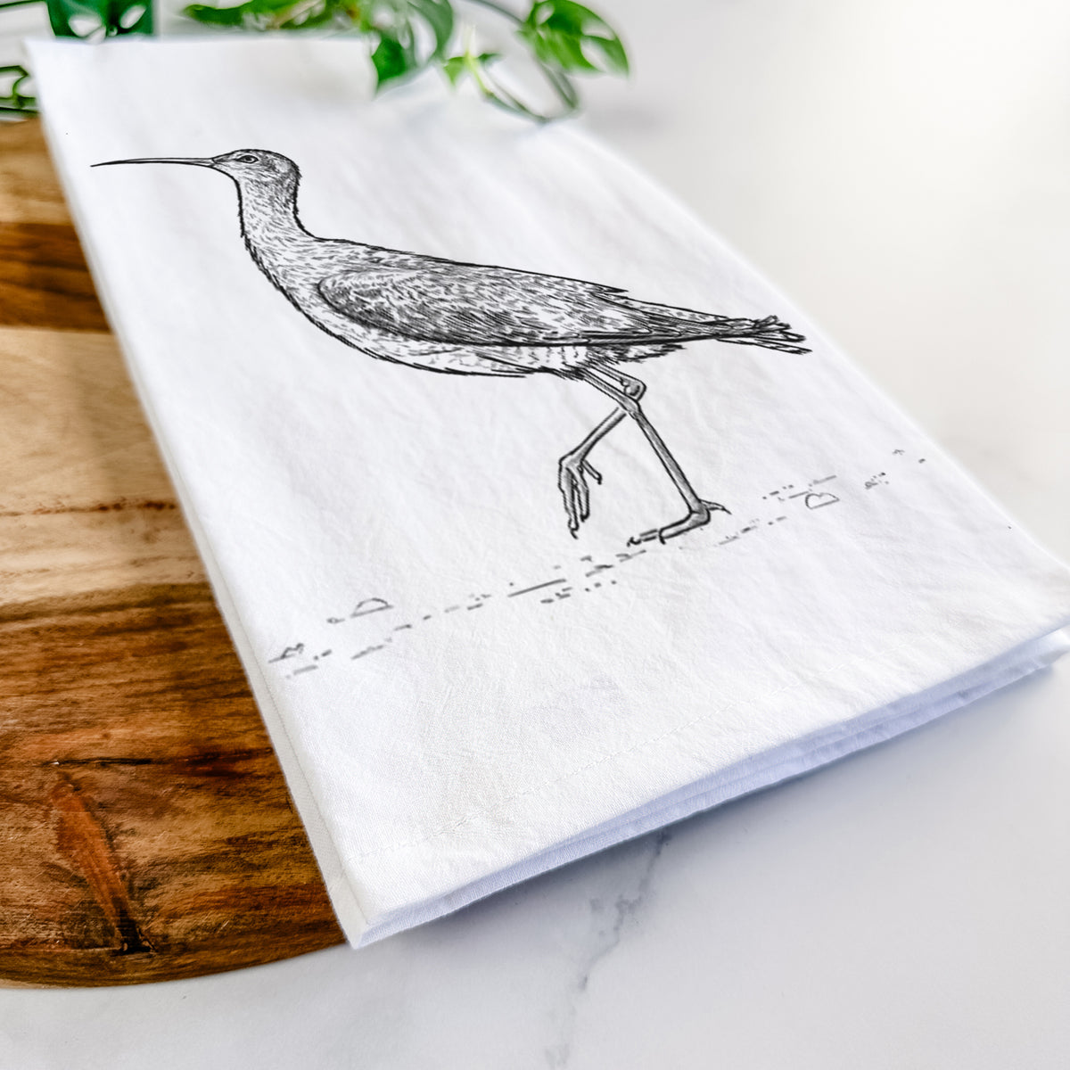 Eskimo Curlew - Numenius borealis Tea Towel