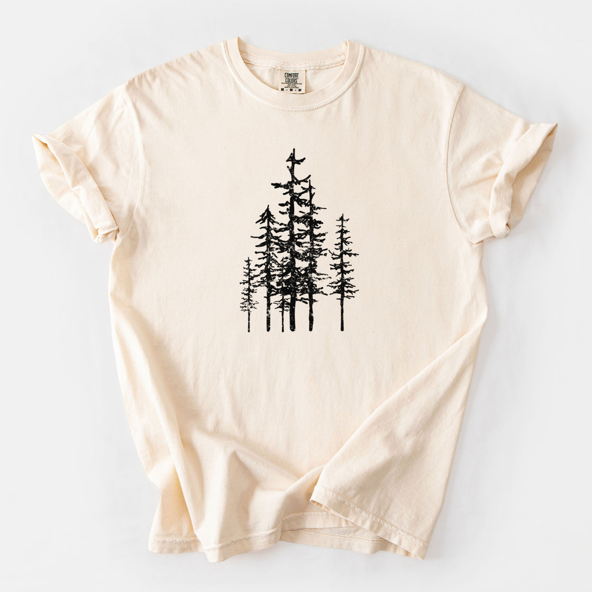 Evergreen Trees - Unisex Comfort Colors Garment-Dyed Heavyweight T-shirt