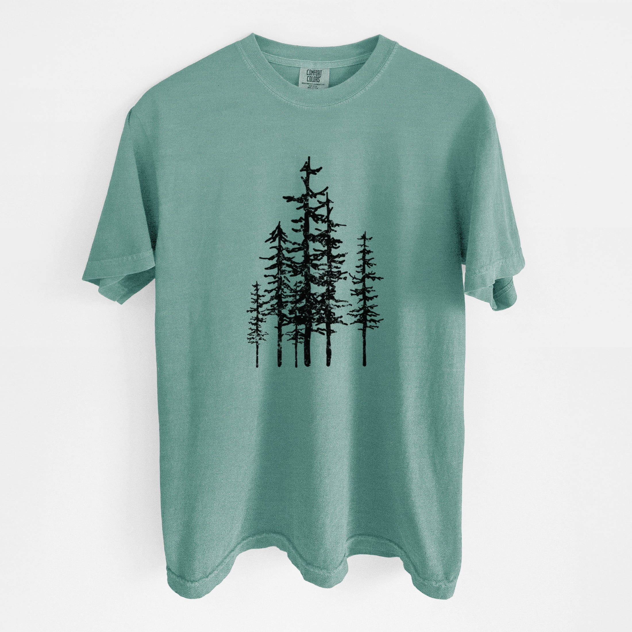 Evergreen Trees - Unisex Comfort Colors Garment-Dyed Heavyweight T-shirt