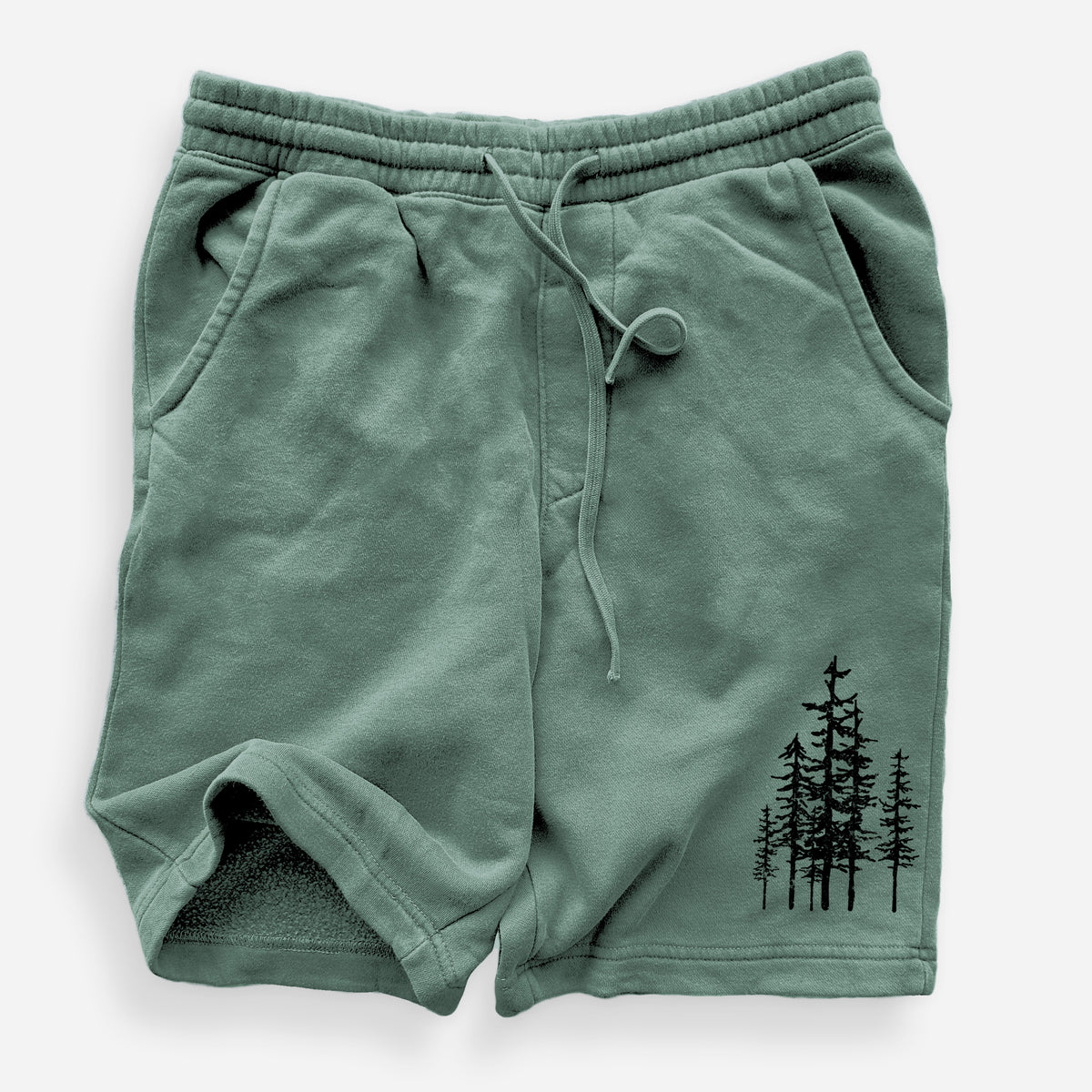 Evergreen Trees - Unisex Pigment Dyed Shorts