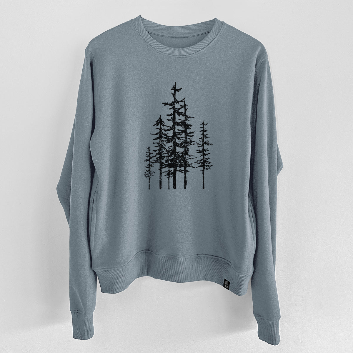 Evergreen Trees  - Unisex Reclaimed Crewneck Sweatshirt