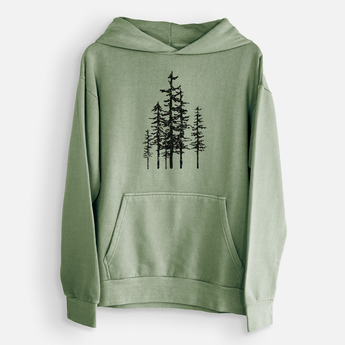 Evergreen Trees  - Urban Heavyweight Hoodie