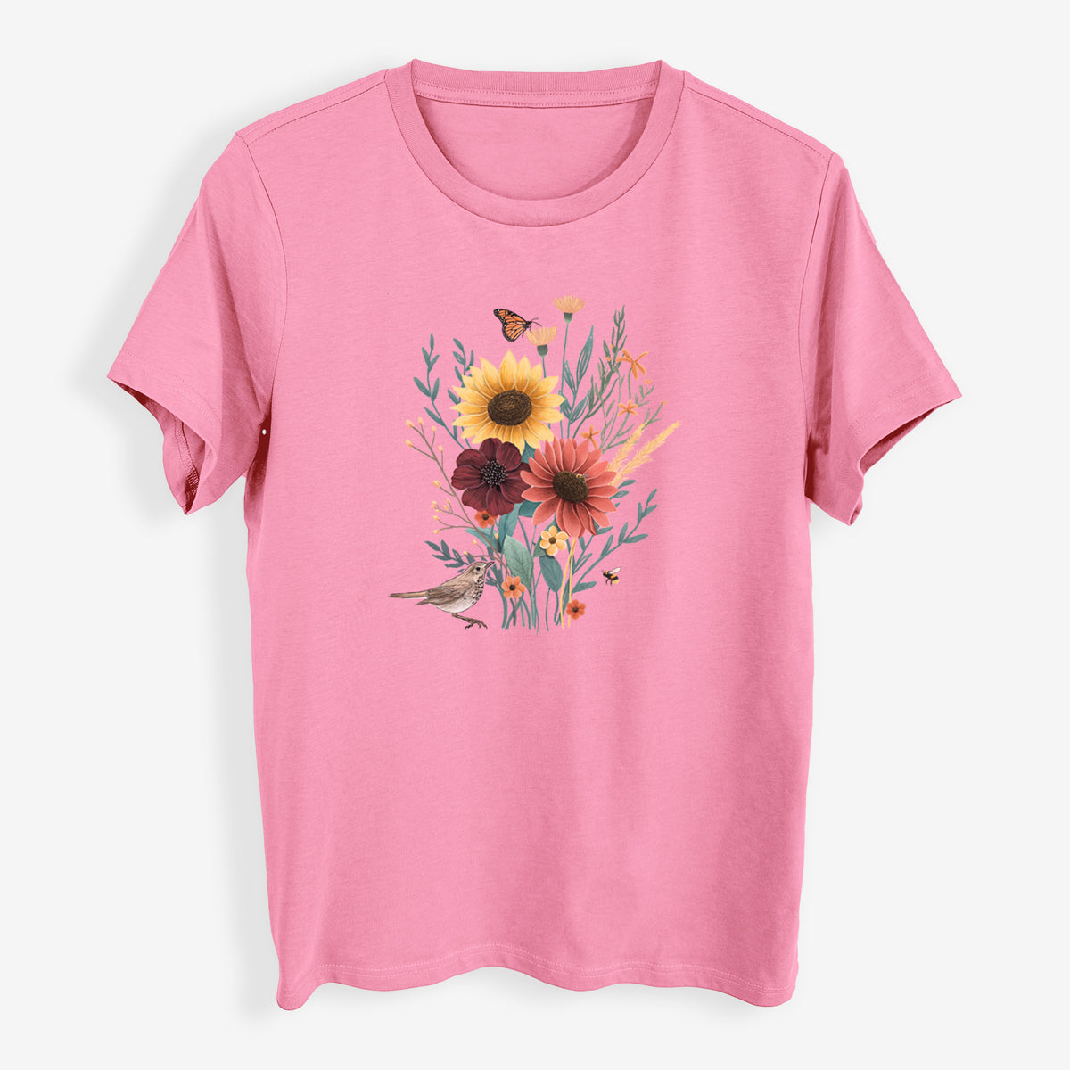 Fall Bouquet - Womens Everyday Maple Tee